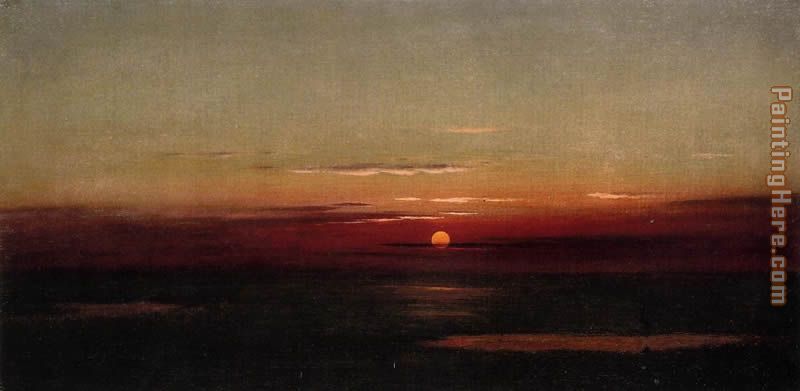 Sunset of the Marshes painting - Martin Johnson Heade Sunset of the Marshes art painting